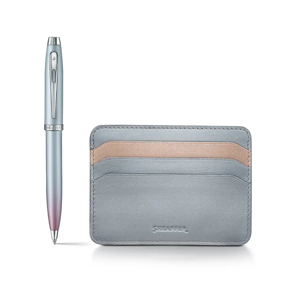 Комплект Sheaffer - 100 Expressions, химикалка и калъф за карти и документи - 2