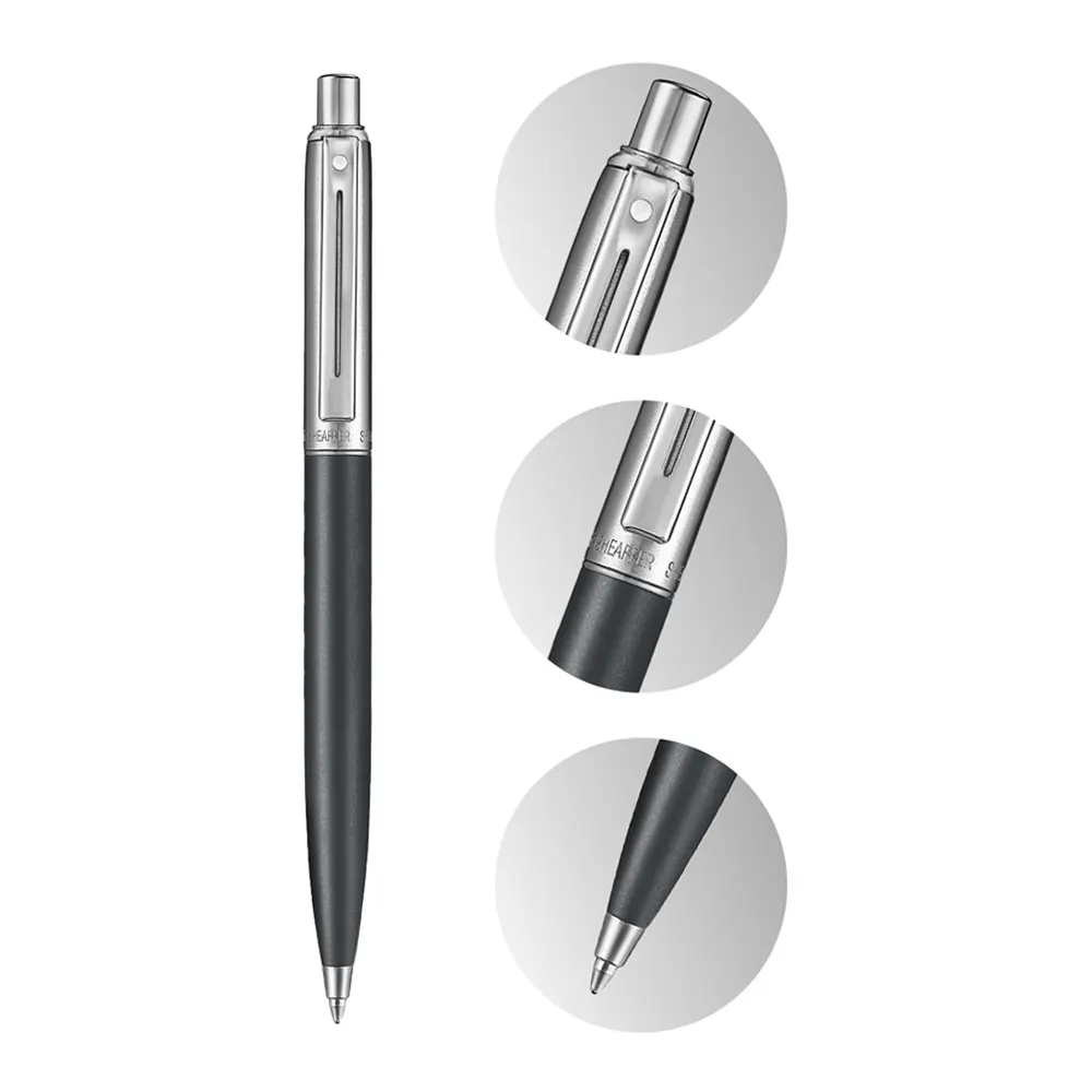 Химикалка Sheaffer Sentinel - Matte Black With Chrome Trim - 2