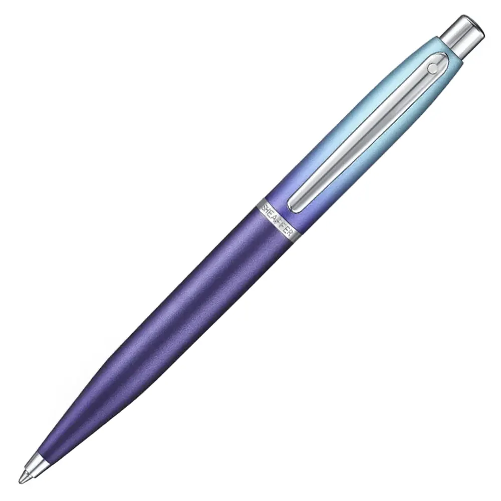 Химикалка Sheaffer VFM - Expressions with Chrome-Plated Trims, синьо/лилава