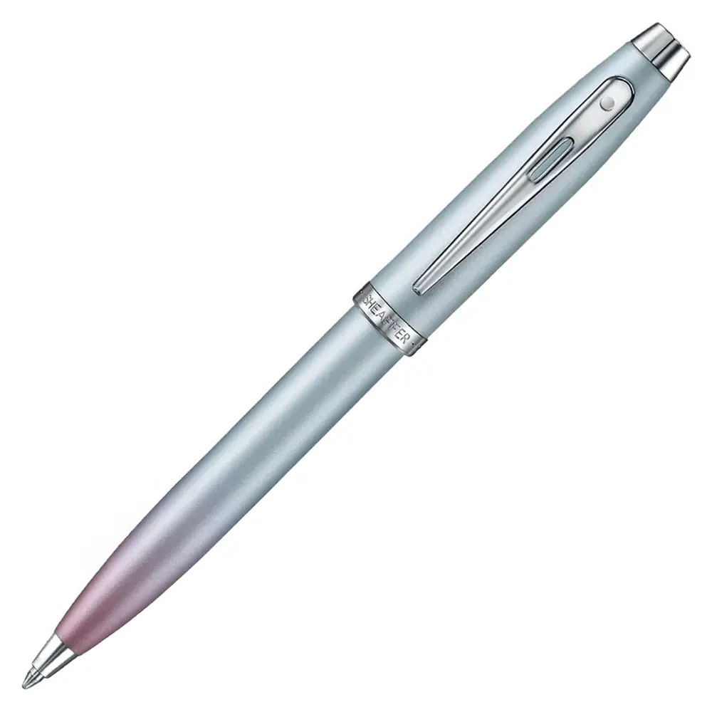 Химикалка Sheaffer 100 - Expressions, Chrome-Plated Trims, синя/розова