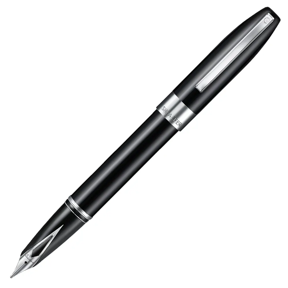 Писалка Sheaffer Legacy - Black and Chrome Trims, М перо