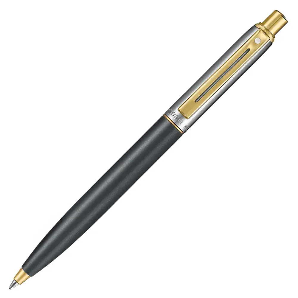 Химикалка Sheaffer Sentinel - Matt Black With PVD Gold Trim