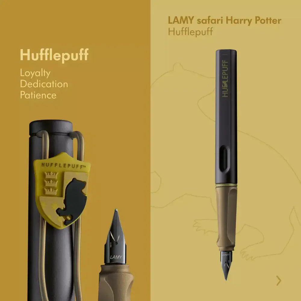 Писалка Lamy Safari Special Edition Harry Potter - Hufflepuff, M перо - 6