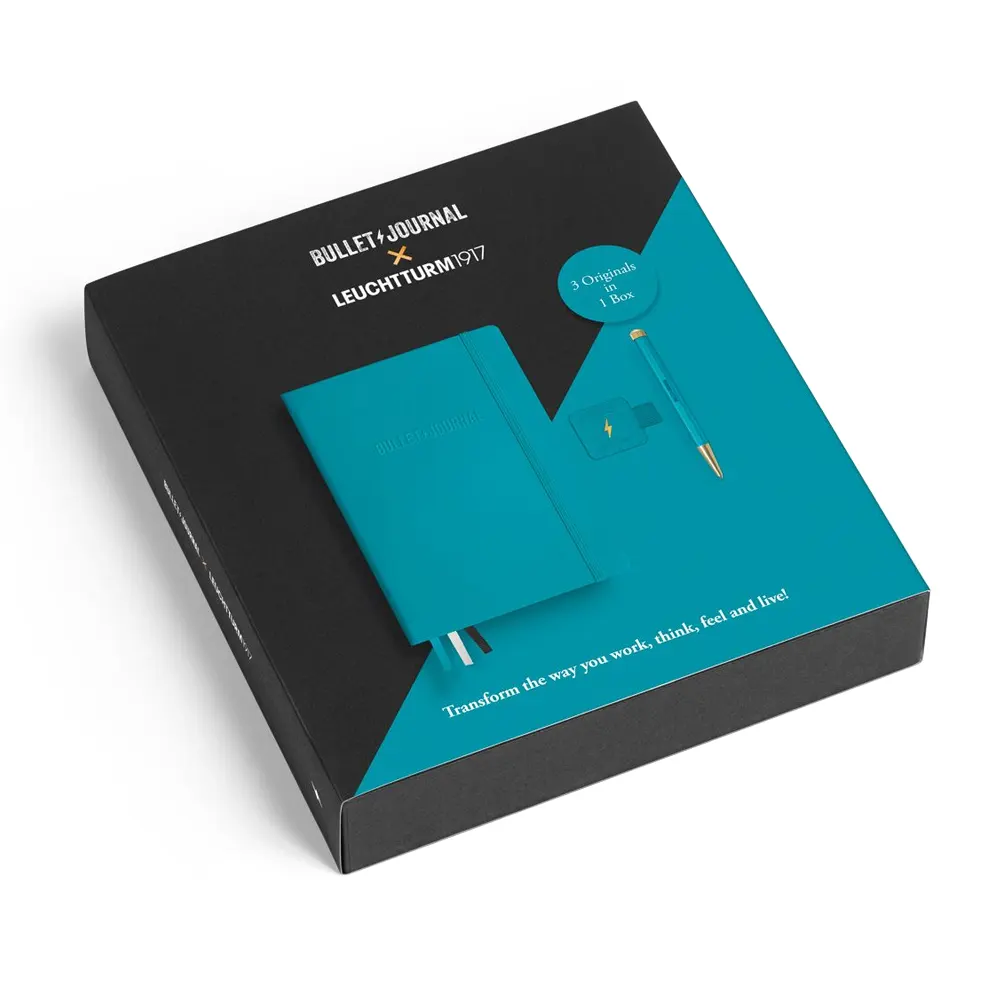 Комплект Leuchtturm1917 - Bullet Journal Turquoise25, лимитирано издание - 6