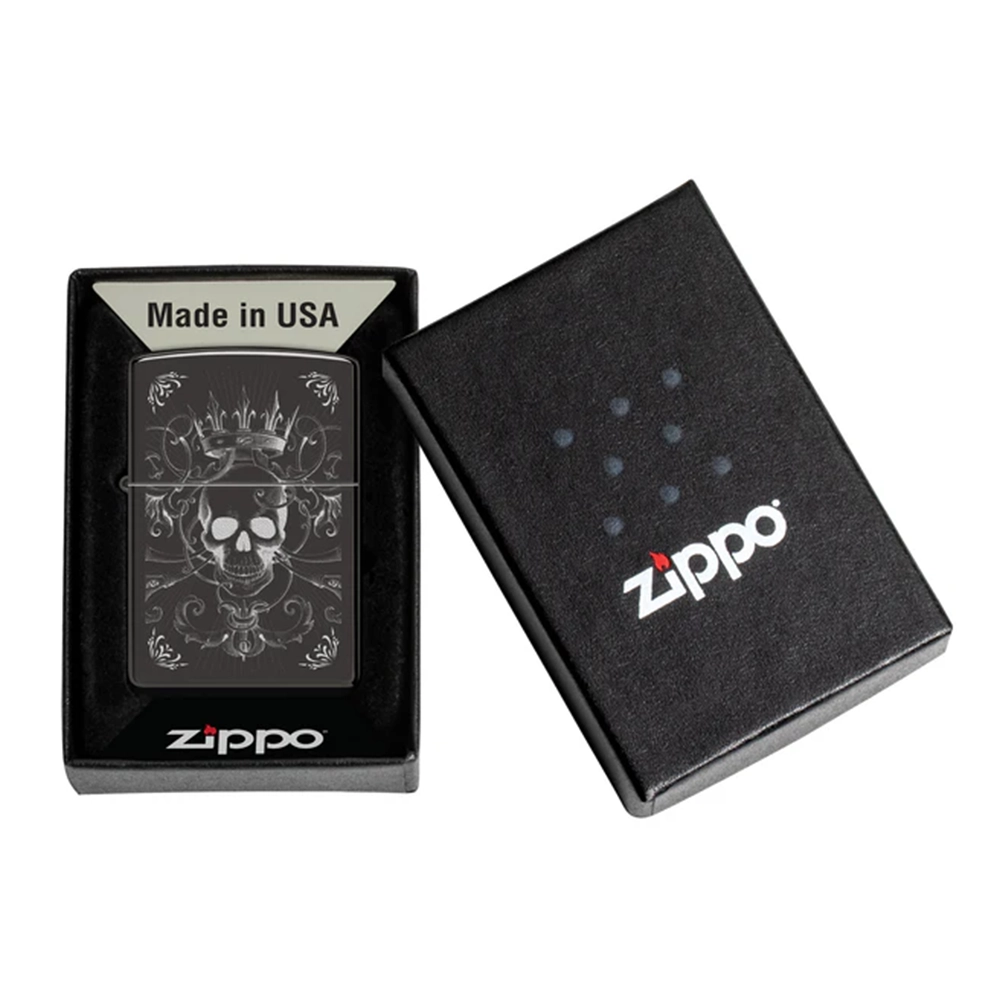 Запалка Zippo - Royal Skull Design - 4
