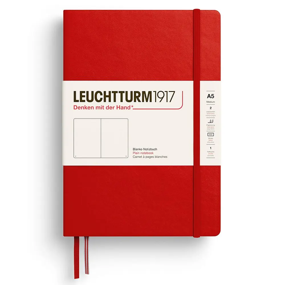 Тефтер Leuchtturm1917 New Colours 2026 - Cherry, A5, твърди корици, нелиниран
