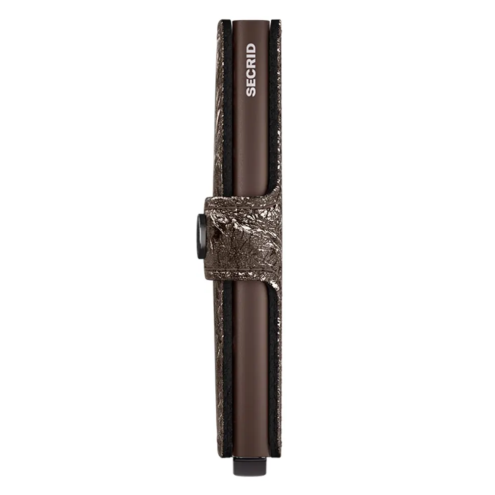 Портфейл SECRID - Mini Crunch Bronze, естествена кожа, RFID защита - 2