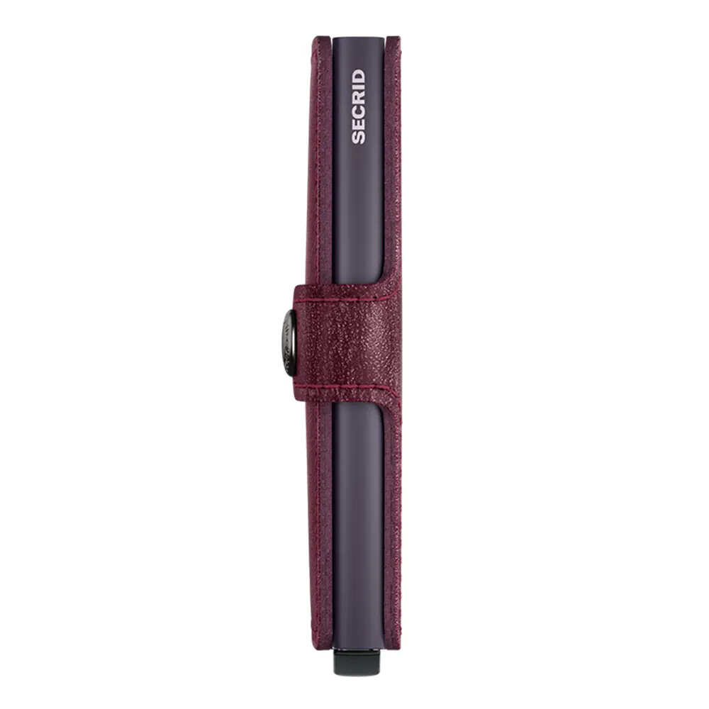 Портфейл SECRID - Mini Original Cranberry, естествена кожа, с RFID защита - 2