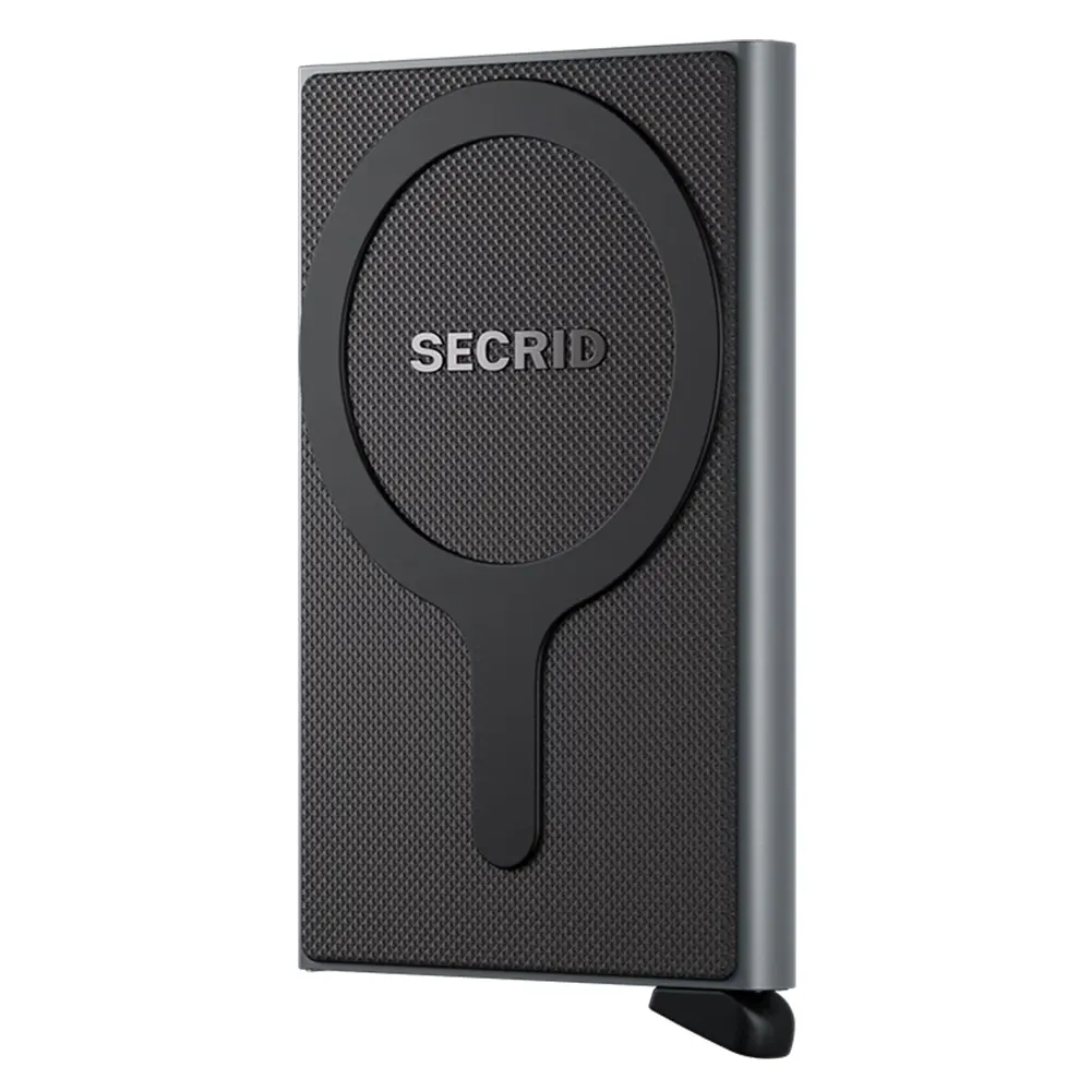 Автоматичен калъф за карти SECRID - Titanium, за MagSafe, с RFID и NFC защита