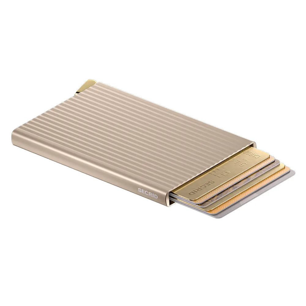 Автоматичен калъф за карти SECRID - Cardprotector+ Fluted Cashmere, с RFID и NFC защита - 3