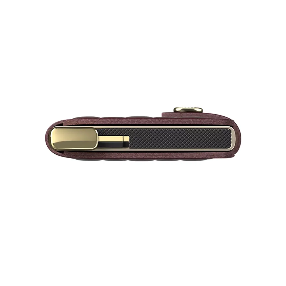Портфейл SECRID - Mini Premium Emboss Bordeaux, с RFID защита - 5