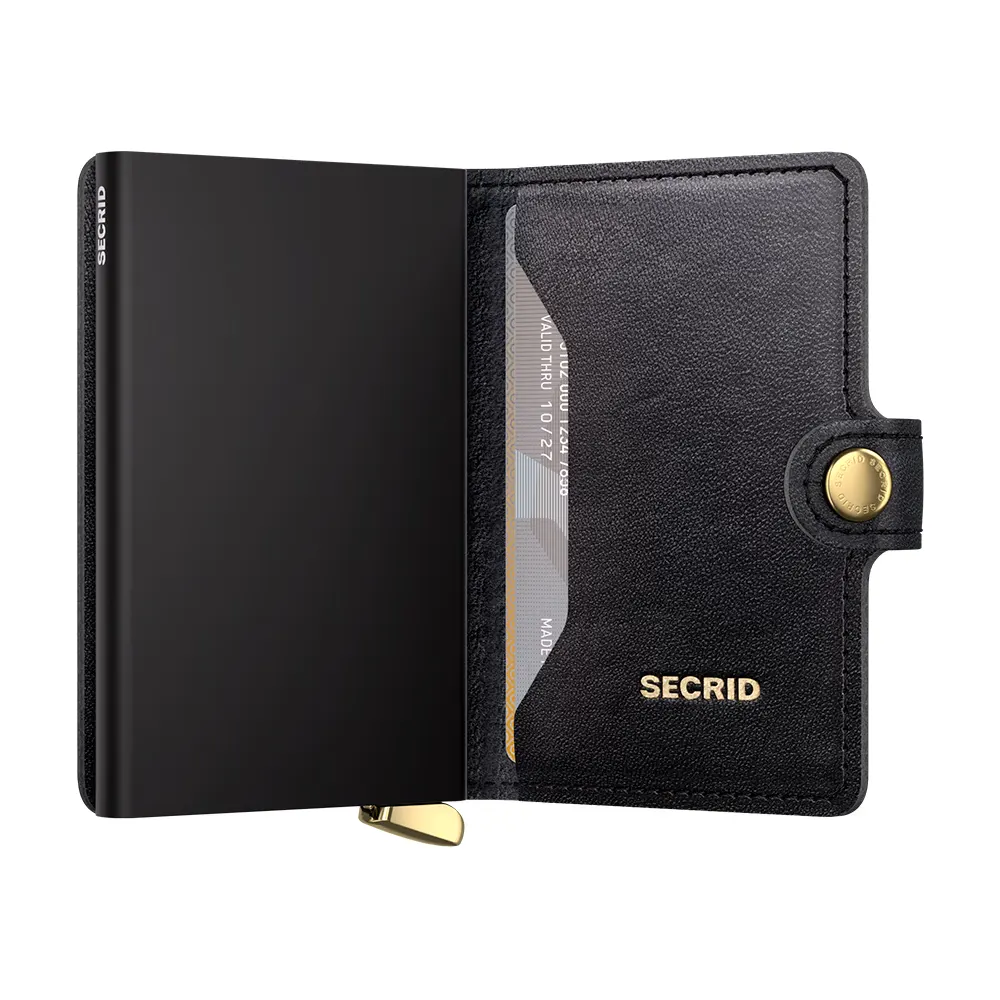 Портфейл SECRID - Mini Premium Emboss Black, с RFID защита - 3