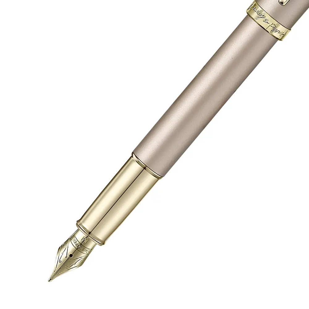 Писалка Sheaffer 100 x Emily in Paris - Champagne Gold with Champagne Gold Trims, M перо - 4