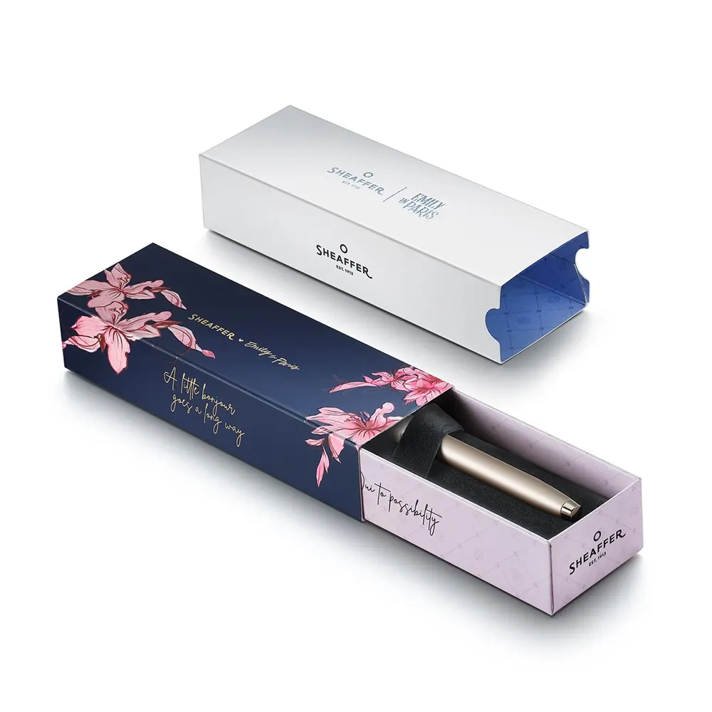 Ролер Sheaffer 100 x Emily in Paris - Champagne Gold with Champagne Gold Trims - 8