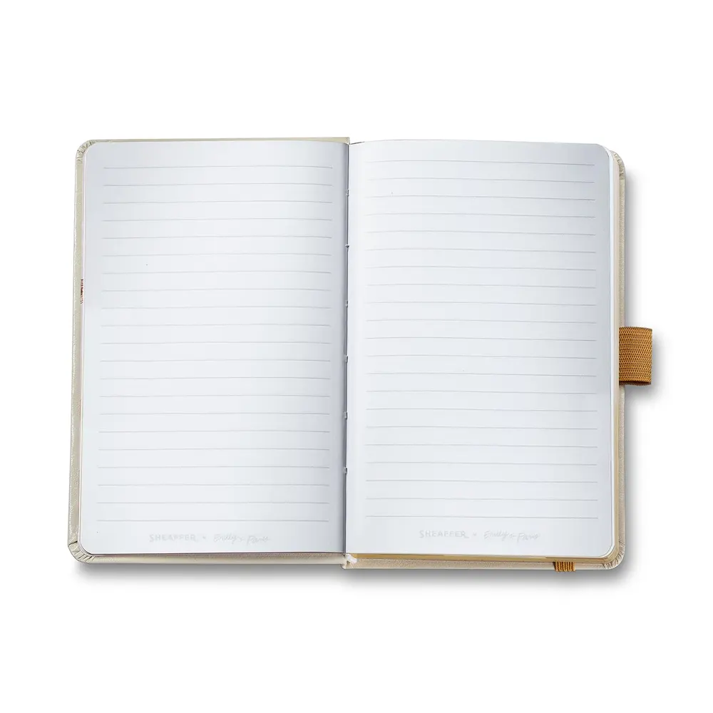 Комплект Sheaffer 100 x Emily in Paris - Champagne Gold, химикалка и тефтер А6 - 8