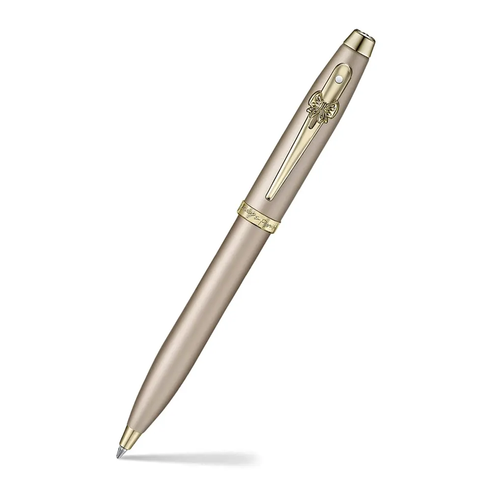 Комплект Sheaffer 100 x Emily in Paris - Champagne Gold, химикалка и калъф за карти и документи - 3