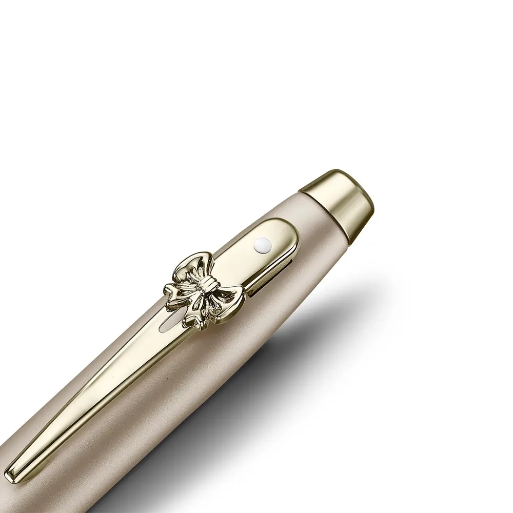 Комплект Sheaffer 100 x Emily in Paris - Champagne Gold, химикалка и калъф за карти и документи - 6