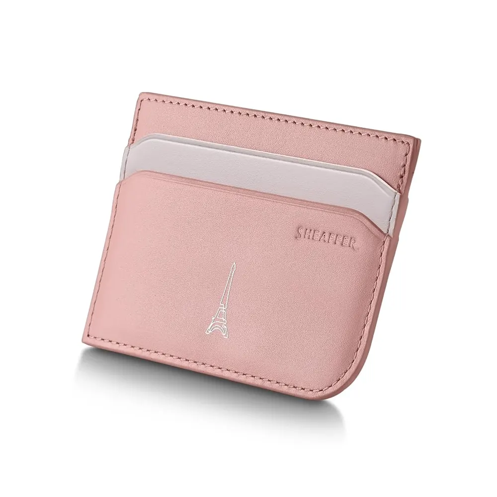 Комплект Sheaffer Sentinel x Emily in Paris - Pink Matte, химикалка и калъф за карти и документи - 8