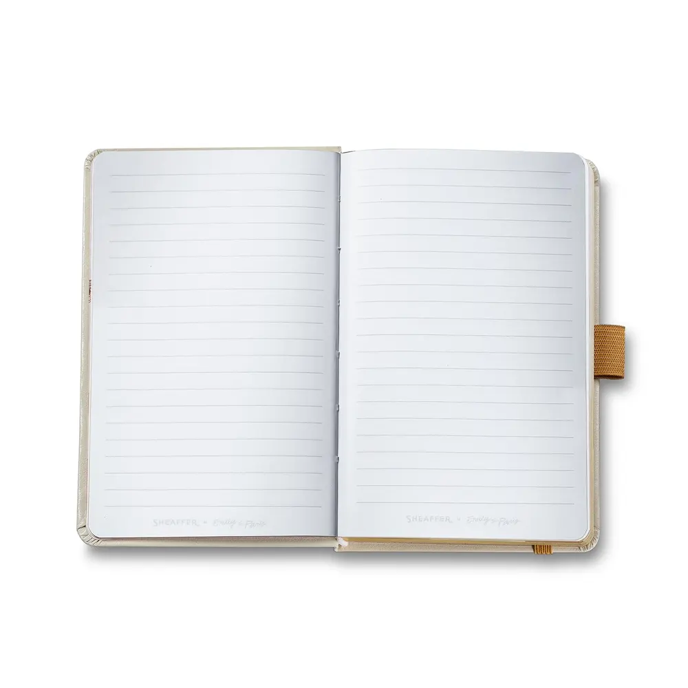 Тефтер Sheaffer - Emily in Paris, А6, линиран, бежов - 5