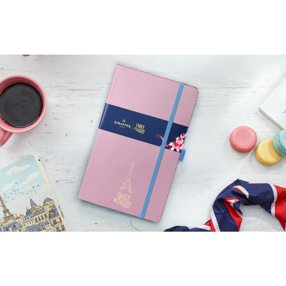 Тефтер Sheaffer - Emily in Paris, А5, линиран, розов - 6