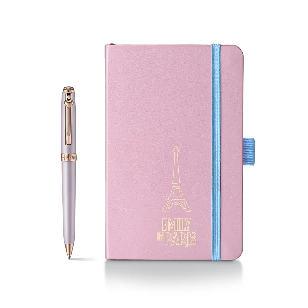 Комплект Sheaffer Prelude Mini x Emily in Paris - Pastel Pink, химикалка и тефтер А6 - 2