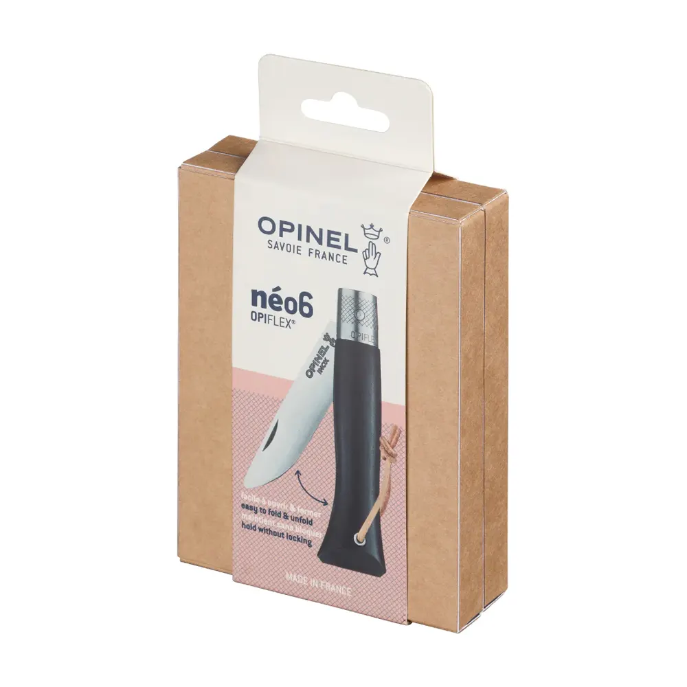 Сгъваем нож Opinel - néo6, острие 7 см, дръжка от абанос - 4