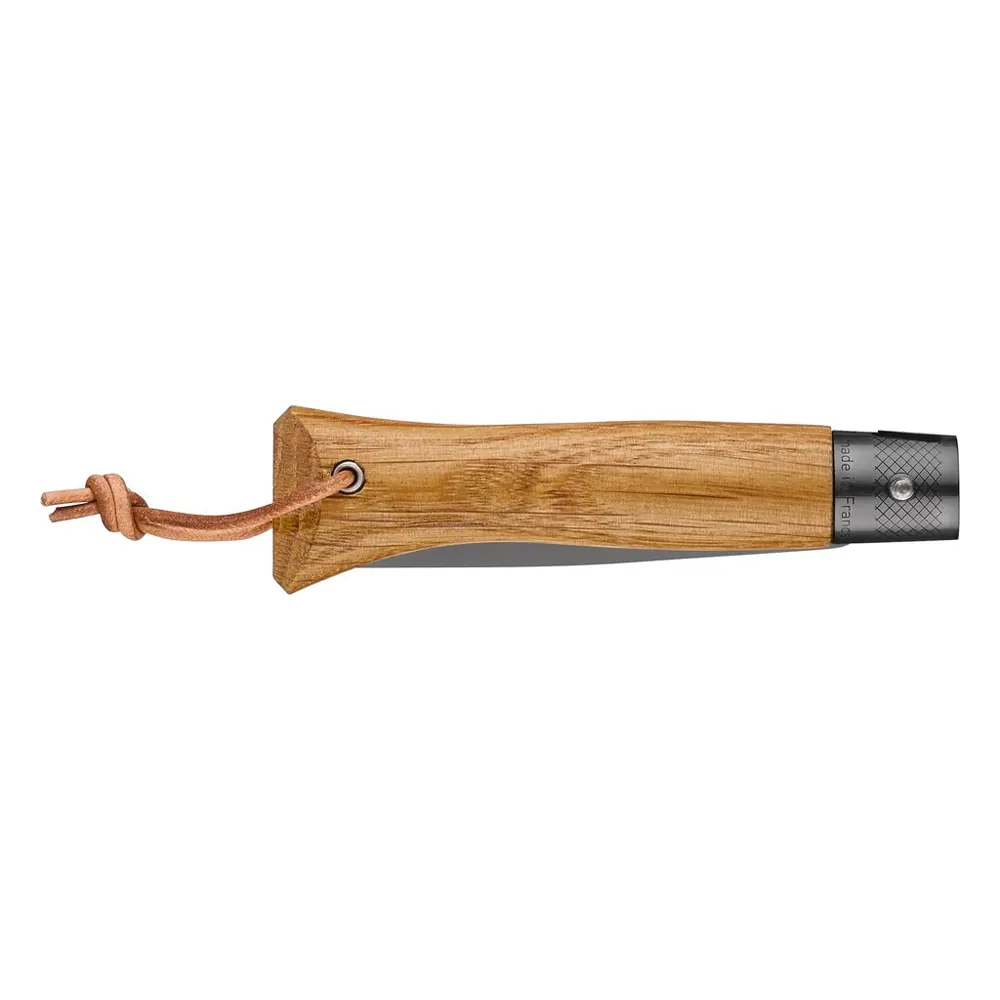 Сгъваем нож Opinel - néo6, острие 7 см, черно острие, дръжка от дъб - 6