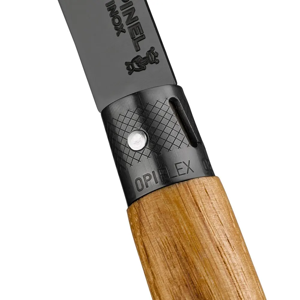 Сгъваем нож Opinel - néo6, острие 7 см, черно острие, дръжка от дъб - 8