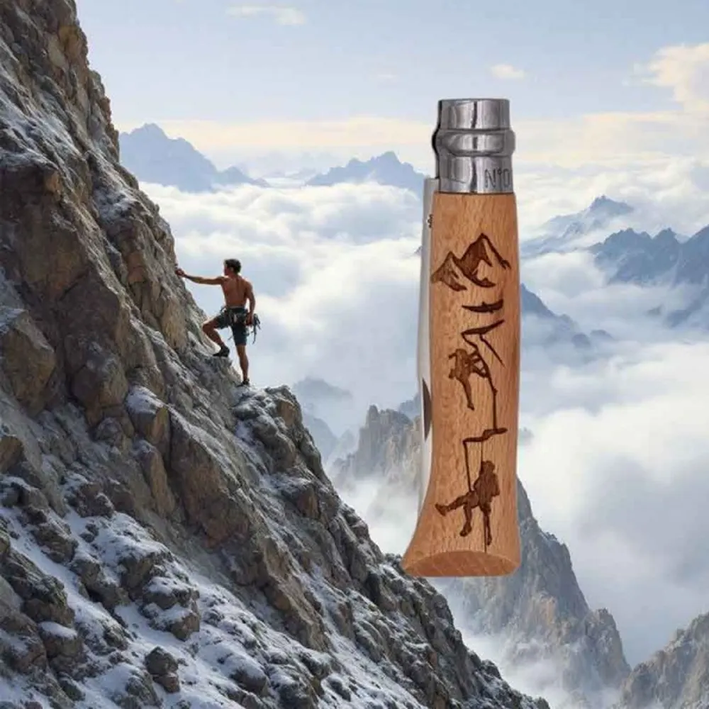 Сгъваем нож Opinel №8, острие 8.5 см - Climbing - 3