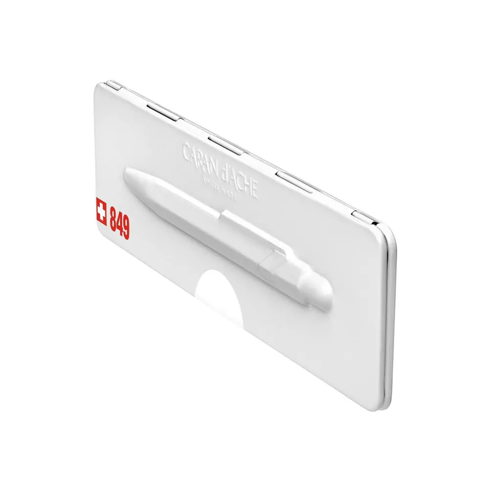 Химикалка Caran d'Ache - 849 Pop Line Collection, Classic Line White - 3