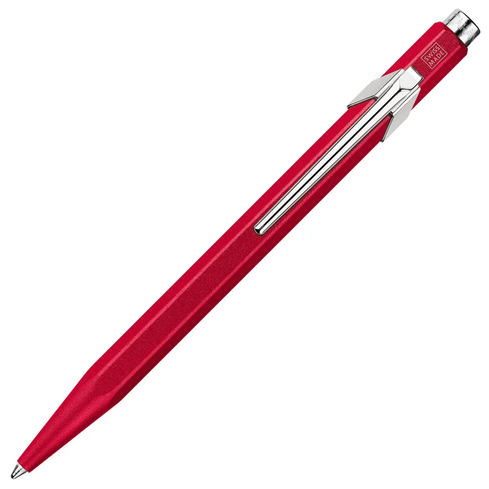 Химикалка Caran D'Ache 849 - Colormat-X, червена