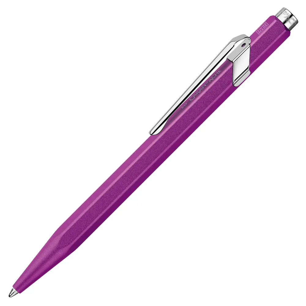 Химикалка Caran D'Ache 849 - Colormat-X, лилава - 2