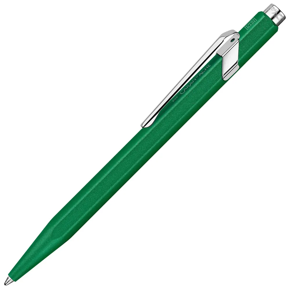 Химикалка Caran D'Ache 849 - Colormat-X, зелена - 2