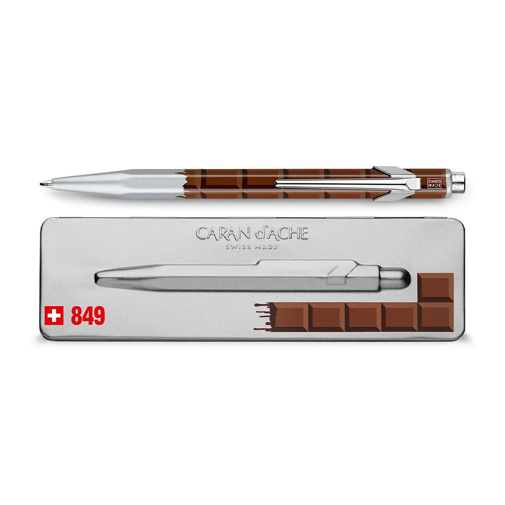 Химикалка Caran d'Ache - 849 Pop Line Collection, Chocolate - 2