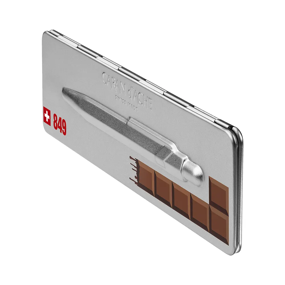 Химикалка Caran d'Ache - 849 Pop Line Collection, Chocolate - 3