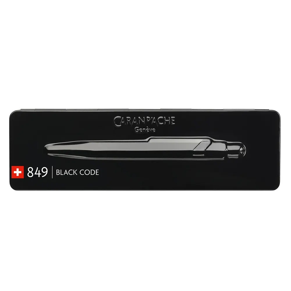 Химикалка Caran d'Ache 849 - Black Code - 4