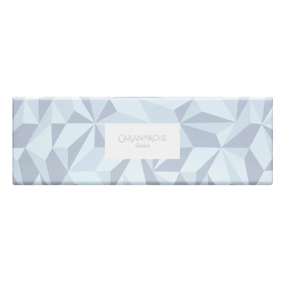 Химикалка Caran d'Ache 849 - Alpine Frost Special Edition, синя - 5