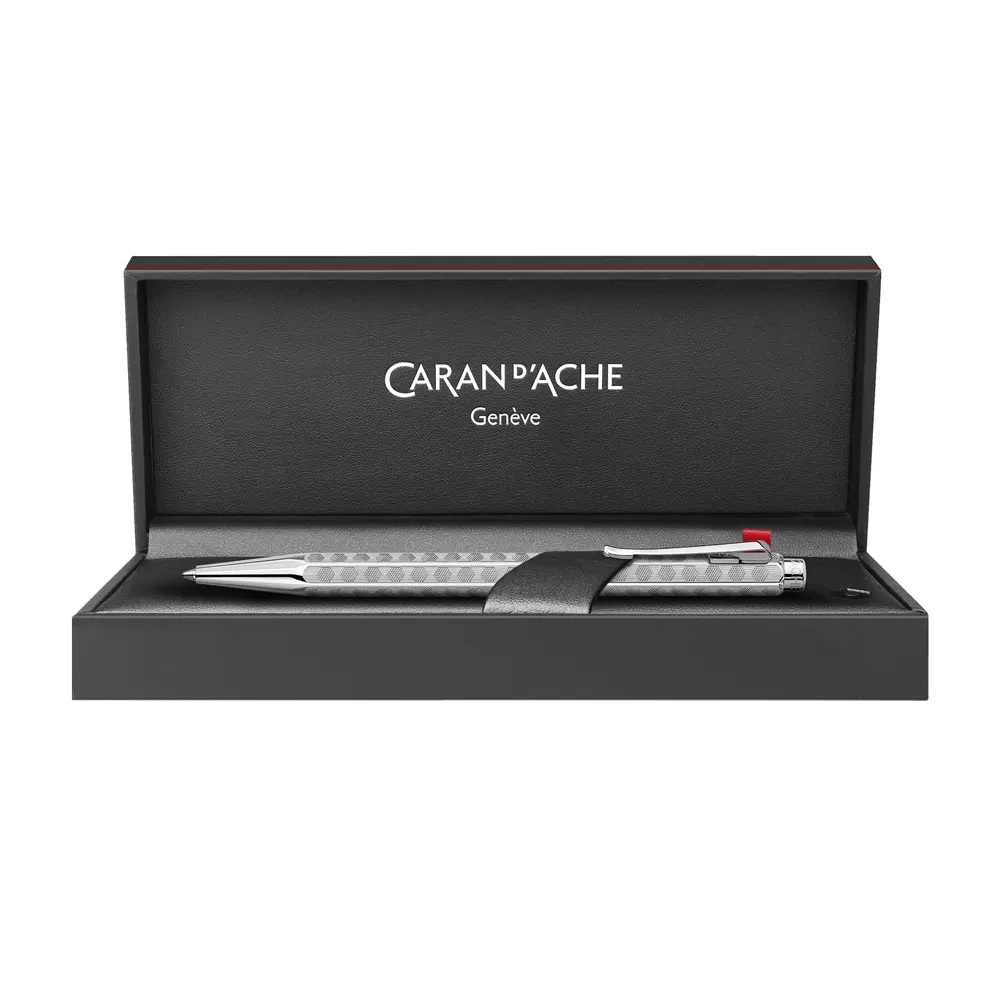 Химикалка Caran d`Ache - Ecridor Heritage, сребриста - 2