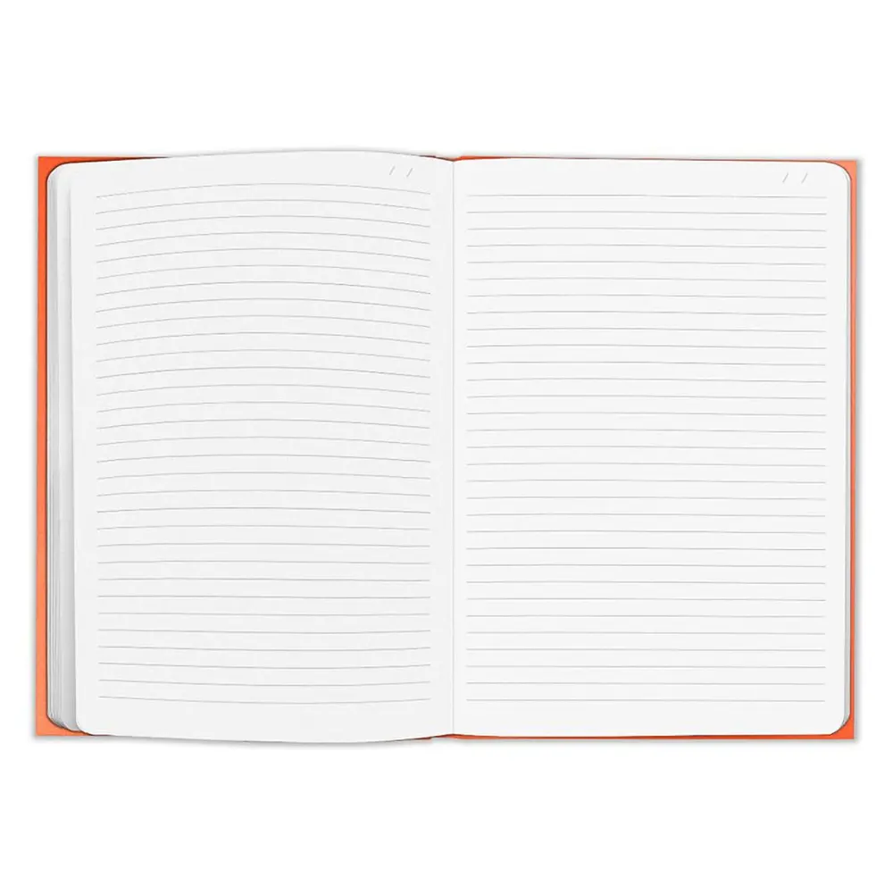 Тефтер Caran d'Ache - Colormat-X, A5, линиран, оранжев - 3