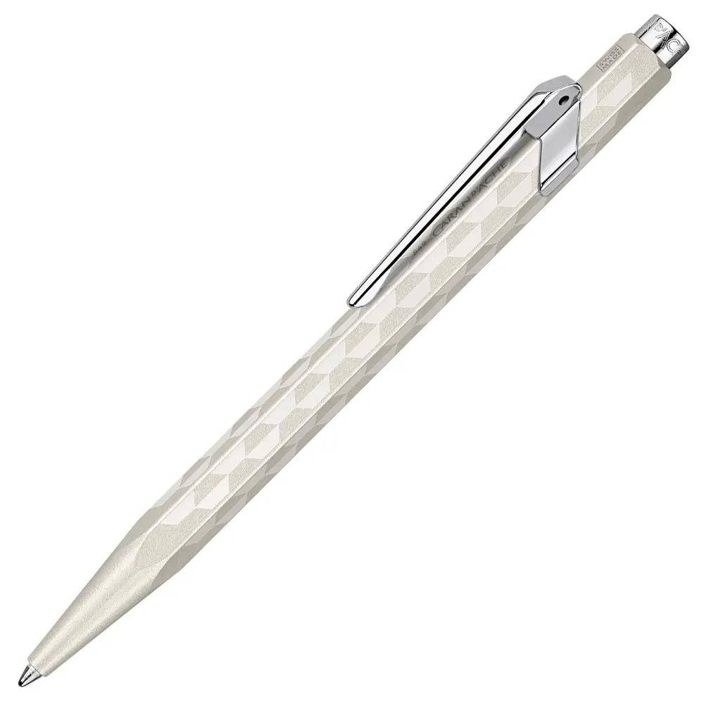 Химикалка Caran d'Ache 849 - Alpine Frost Special Edition, бяла - 2