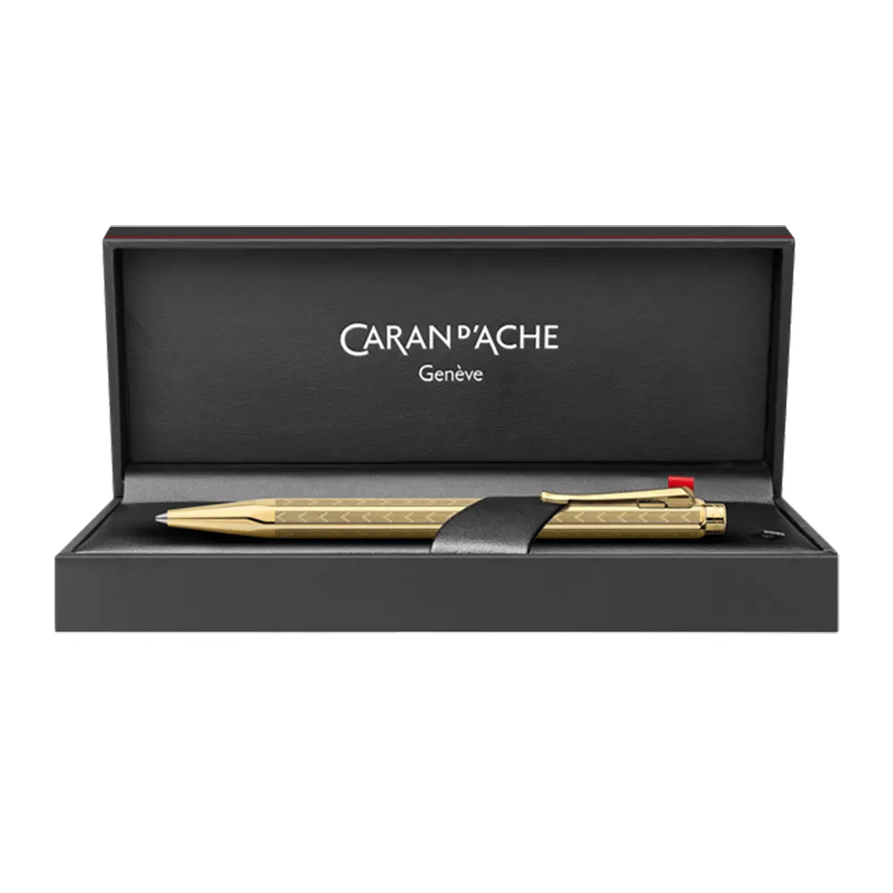 Автоматичен молив Caran d'Ache - Gilded Ecridor Chevron - 2