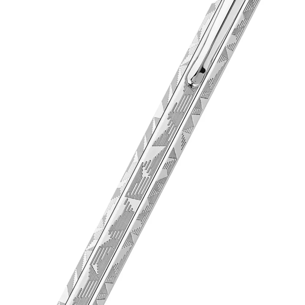 Комплект Caran d'Ache Ecridor - Alpine Frost & Polar Bear, химикалка и калъф - 2