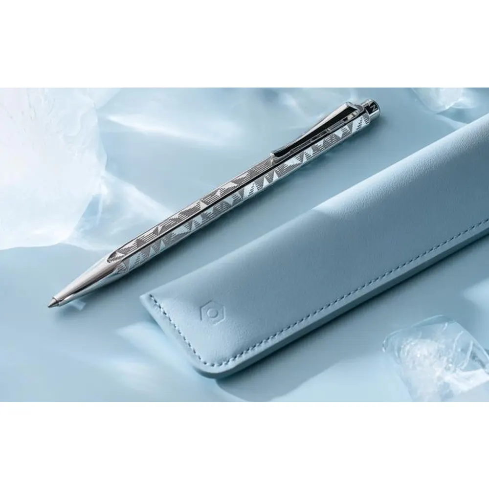 Комплект Caran d'Ache Ecridor - Alpine Frost & Polar Bear, химикалка и калъф - 8