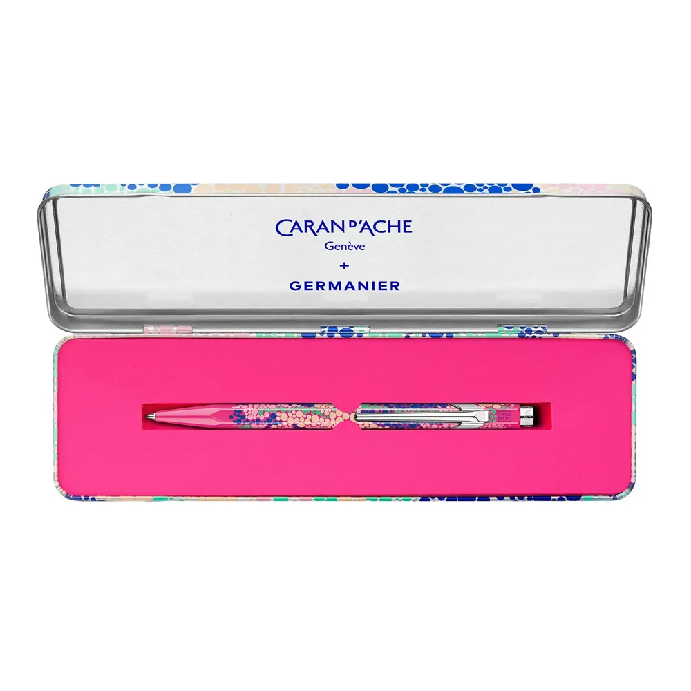 Химикалка Caran d'Ache 849 - Germanier Les Fulgureuses Special Edition, розова - 3