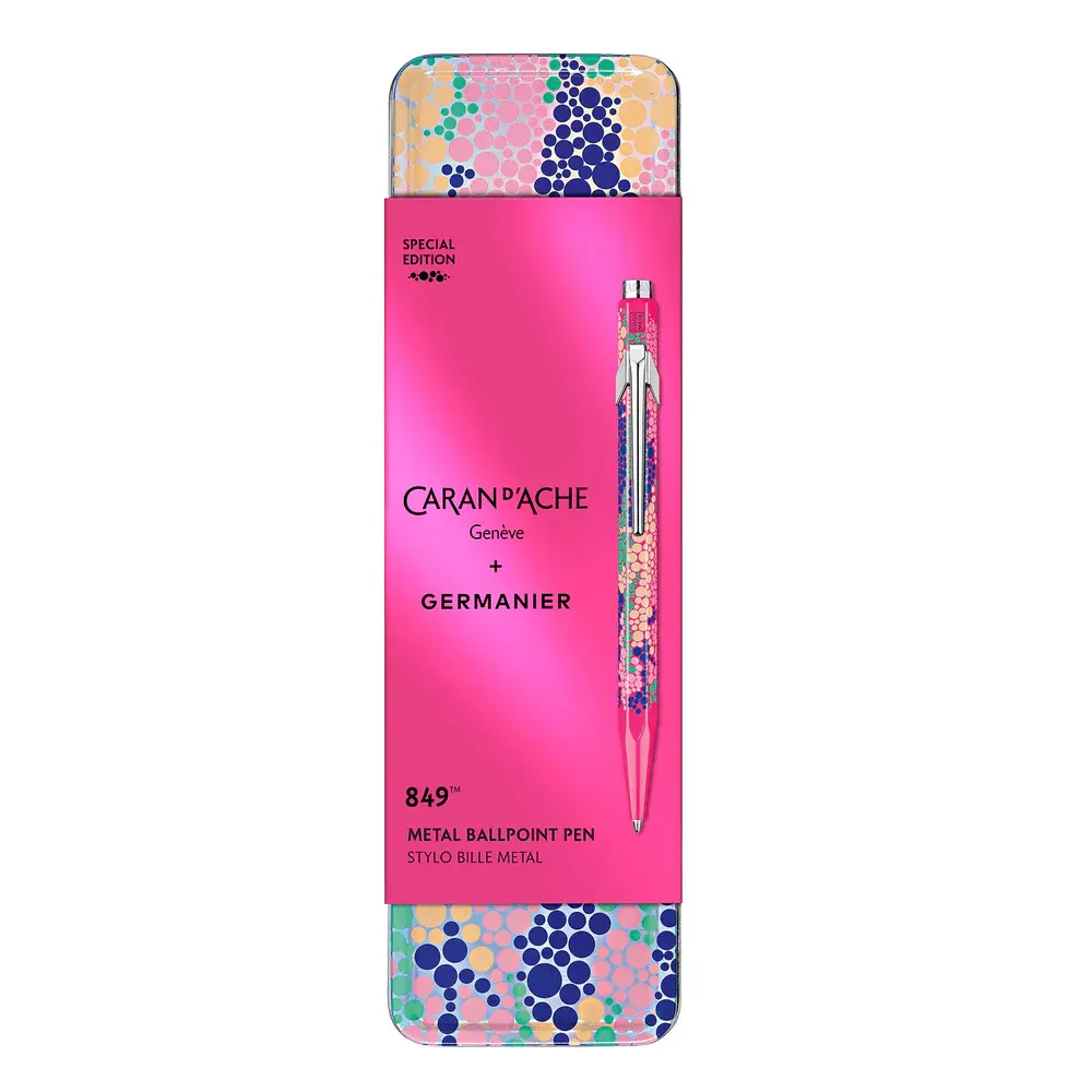 Химикалка Caran d'Ache 849 - Germanier Les Fulgureuses Special Edition, розова - 4