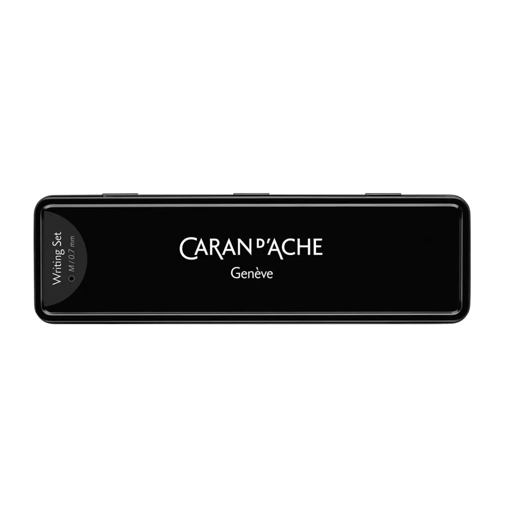 Комплект Caran d'Ache 849 - Black Code Special Edition, химикалка и автоматичен молив - 5
