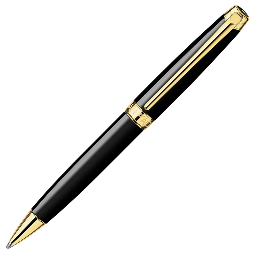 Химикалка Caran d'Ache - Leman Black/Gold