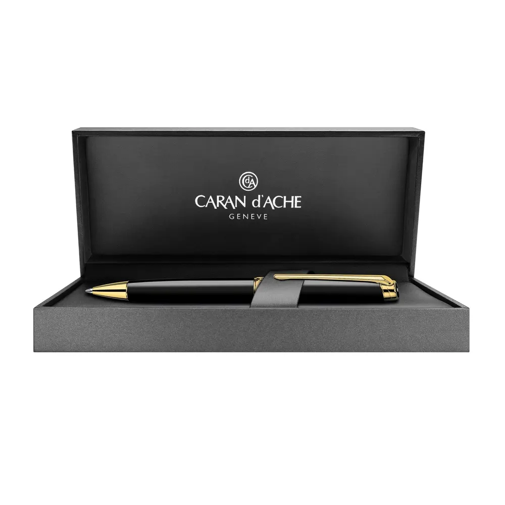 Химикалка Caran d'Ache - Leman Black/Gold - 2