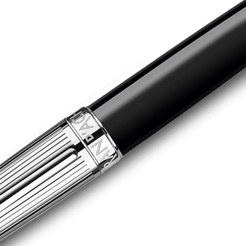 Ролер Caran d'Ache - Leman Bicolor Black/Silver - 2
