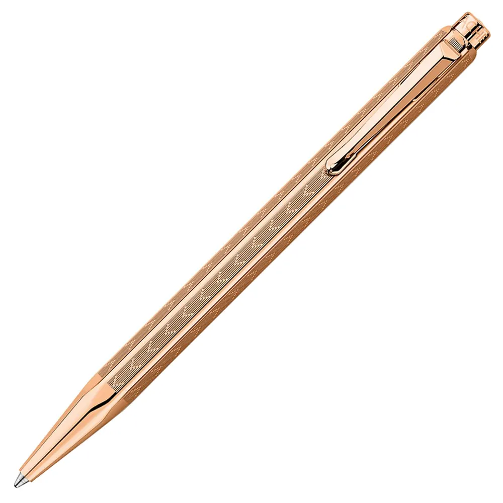 Химикалка Caran d'Ache - Ecridor Chevron Rose Gold